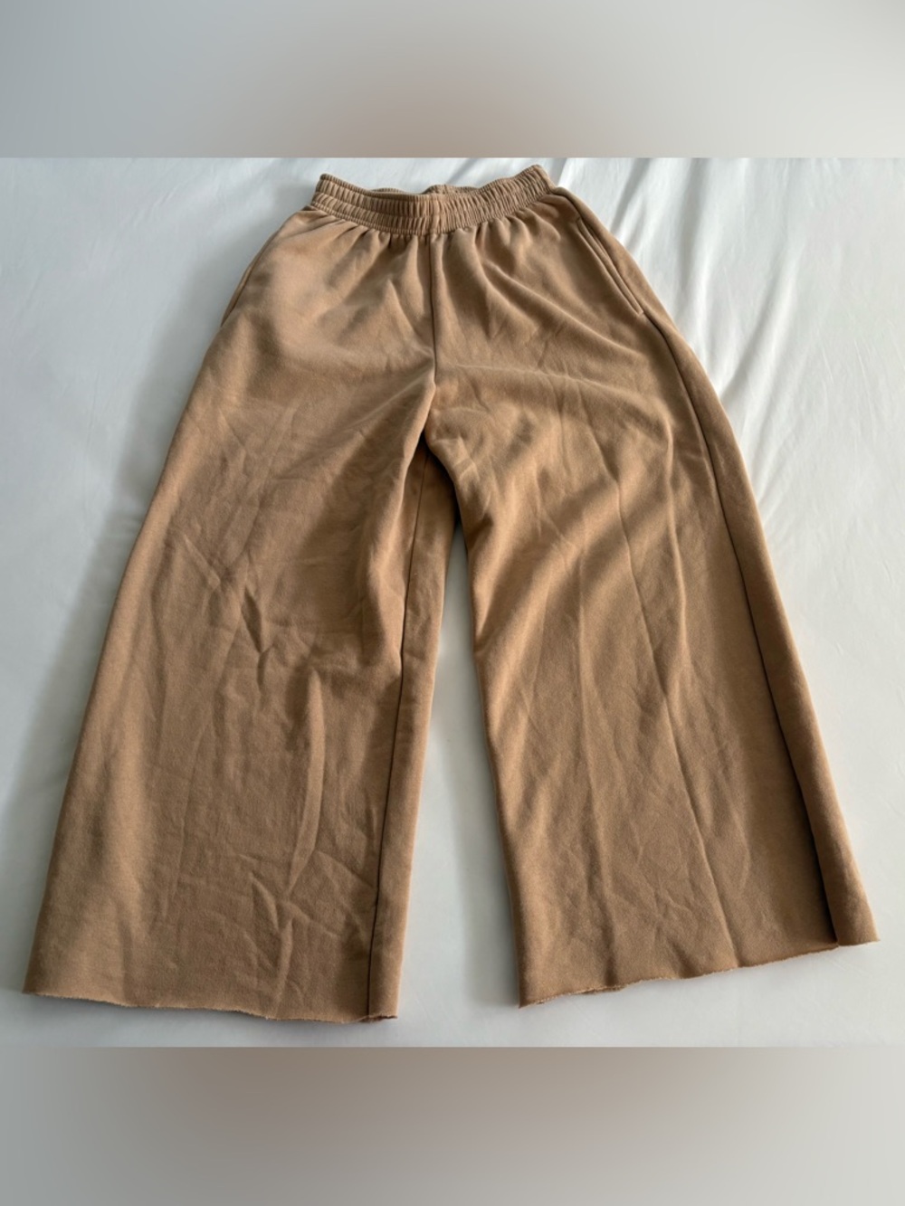 Wild Fable Wide Leg Sweatpants - Size XS - Beige/Tan